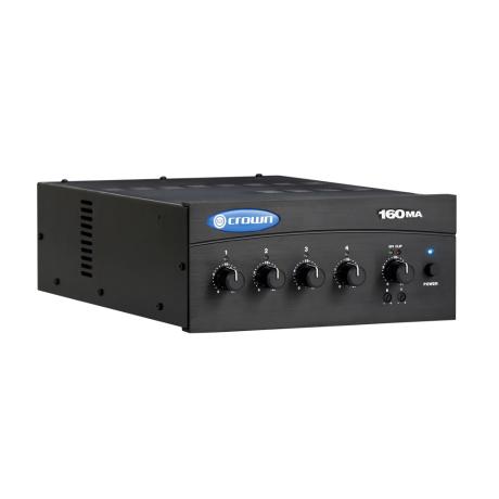 CROWN MIXER AMPLIFIER 4 INPUTS 60W 8Ω/100V 1 ZONE