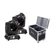 MARK SET 2 MOVING HEAD BLACK 1,8DEG BEAM 7R/230W+F/C