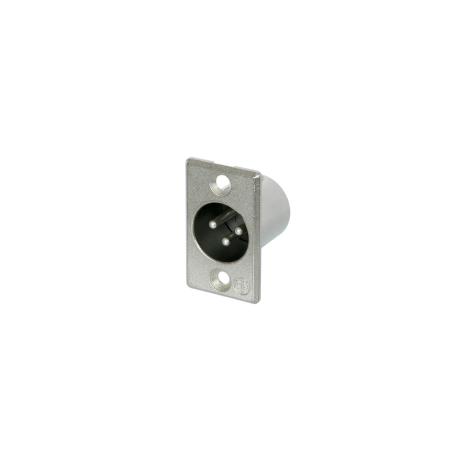 NEUTRIK 3 POLE MALE RECEPTACLE