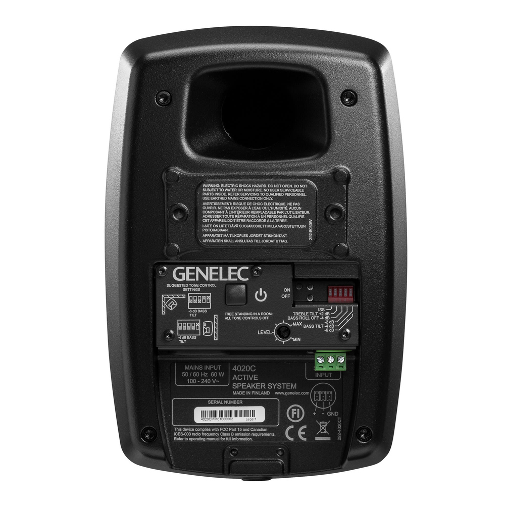 GENELEC ACTIVE SPEAKER 2WAY   4'', 1x50W  & 1x50W, 100dB