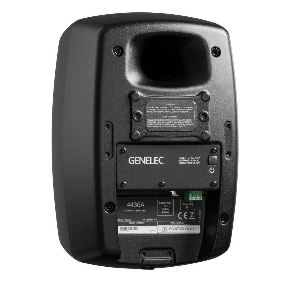 GENELEC 2-WAYS ACTIVE  SPEAKER SMART IP, 4'', 1x50W  & 1x50W, 100dB