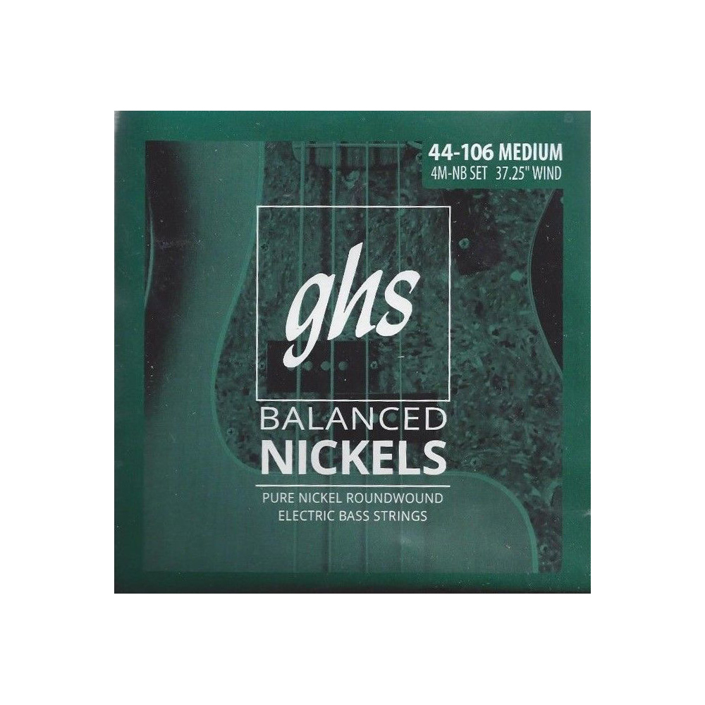 GHS ΣΕΤ ΧΟΡΔΕΣ ΜΠΑΣΟΥ BALANCED NICKELS MEDIUM 44-106