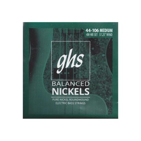 GHS BASS STRINGS BALANCED NICKELS MEDIUM 044-106