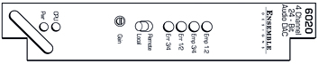 ENSEMBLE DESIGN 4-CH AES TO ANALOG CONVERTER