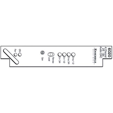 ENSEMBLE DESIGN 4-CH AES TO ANALOG CONVERTER