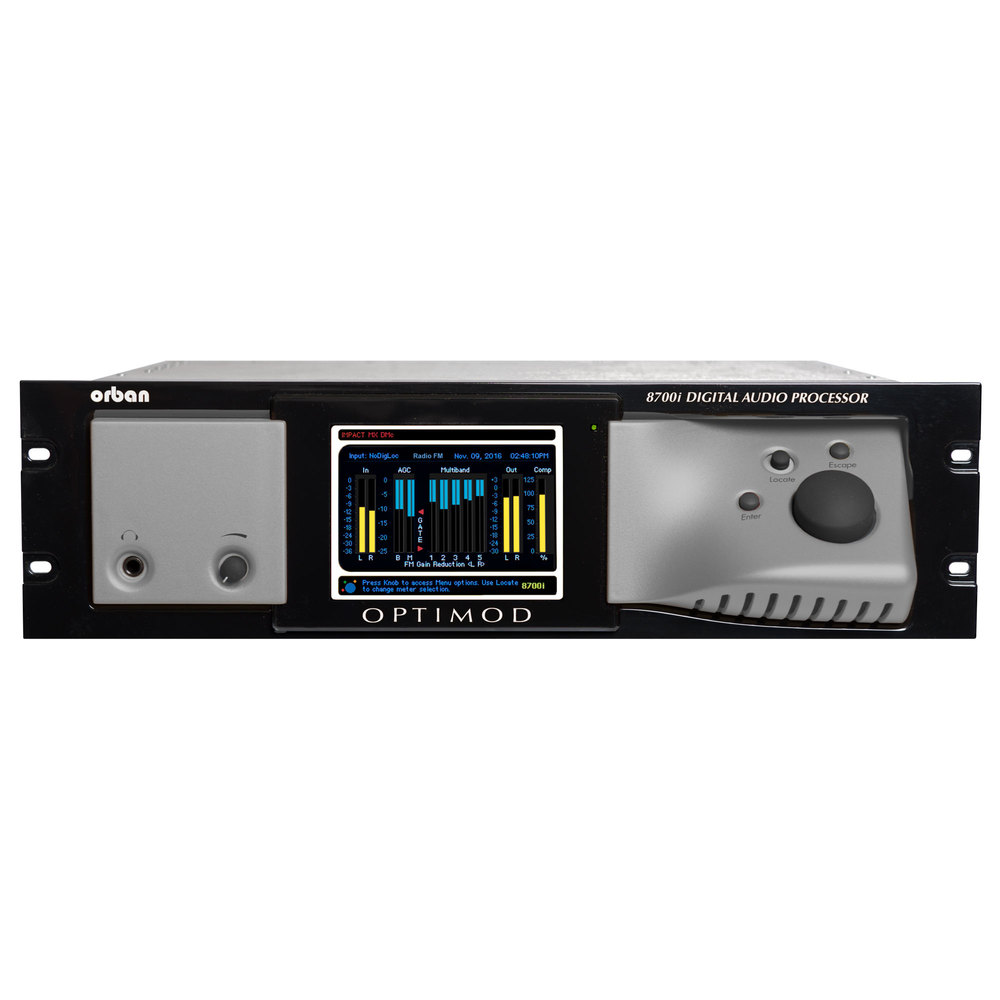 ORBAN OPTIMOD-FM 8700i MULTIBAND DIGITAL AUDIO PROCESSOR