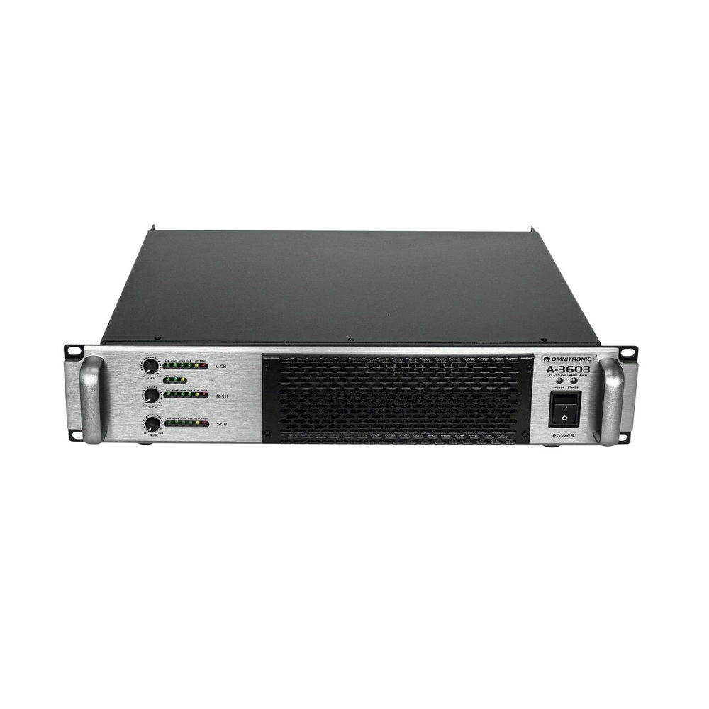 OMNITRONIC ΤΕΛΙΚΟΣ ΕΝΙΣΧΥΤΗΣ 1 x 2000W + 2 x 800W / 4 ohms