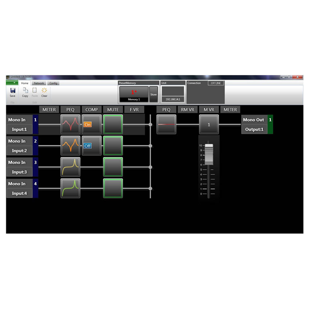 TOA MIXER AMPLIFIER 60W 100V