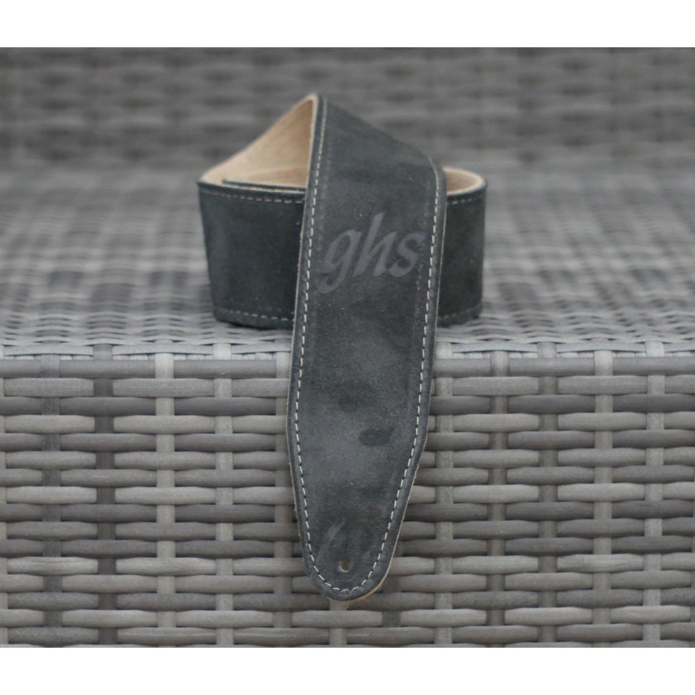GHS GUITAR BELT SUEDE GREY