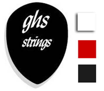 GHS PICKS STYLE S THIN PICK-WHITE