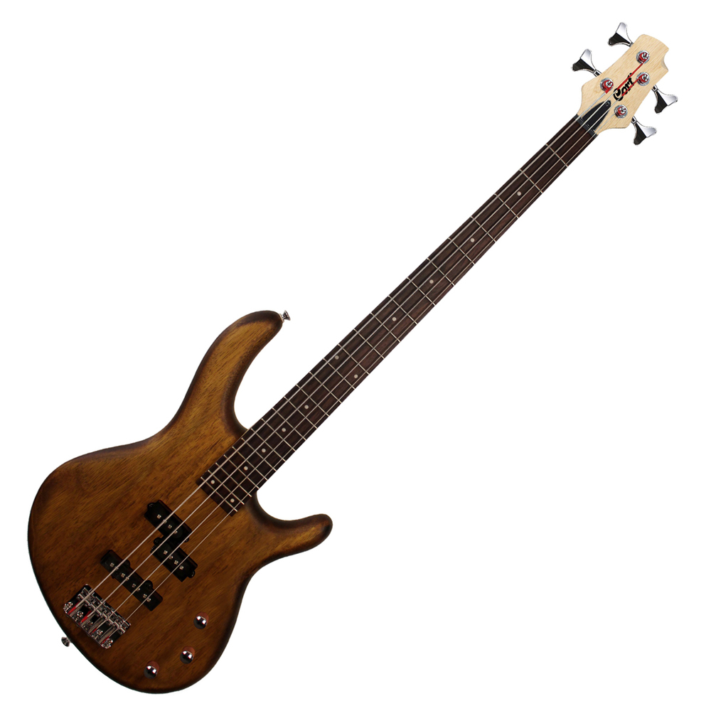 CORT ELECTRIC BASS ACTION SERIES OPEN PORE WALNUT PJ