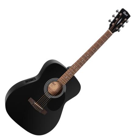 CORT ELECTRACOUSTIC GUITAR STANDARD SERIES AF510E BLACK SATIN