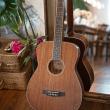 CORT ELECTRACOUSTIC GUITAR STD SERIES AF590 CONCERT OP MAHOGANY W/BAG
