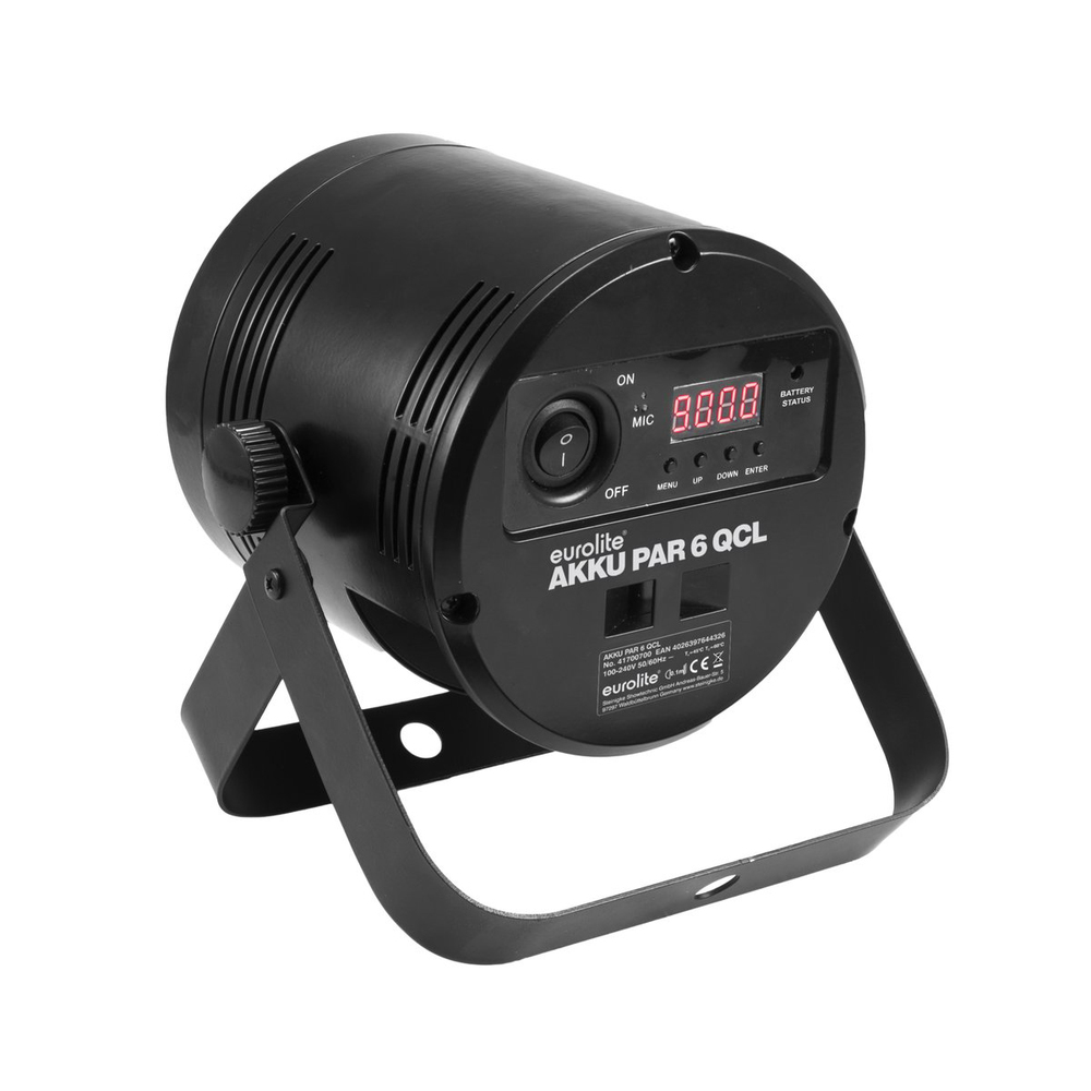 EUROLITE LED BATTERY QCL ΦΩΤΙΣΤΙΚΟ 6X4W RGBW+IR REMOTE