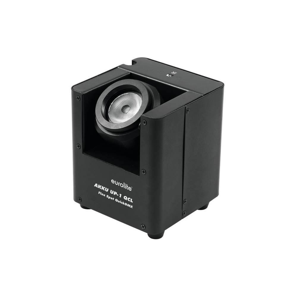 EUROLITE LED UPLIGHT WITH 15 W 4IN1 LED, TILTABLE HEAD AND QUICKDMX TRANSCEIVER