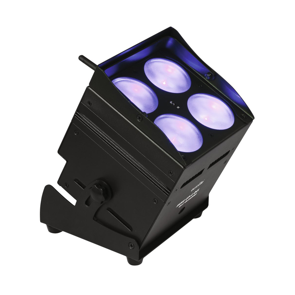 EUROLITE BRIGHT UPLIGHT WITH 4 X 8 W 4IN1 LED AND QUICKDMX TRANSCEIVER