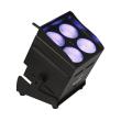EUROLITE BRIGHT UPLIGHT WITH 4 X 8 W 4IN1 LED AND QUICKDMX TRANSCEIVER