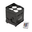 EUROLITE BRIGHT UPLIGHT WITH 4 X 8 W 4IN1 LED AND QUICKDMX TRANSCEIVER