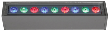 GRIVEN IP67 LED BAR WITH 9 RGB LEDS MEDIUM  ,18W