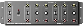 XANTECH A/V 6-WAY DISTRIBUTION AMPLIFIER
