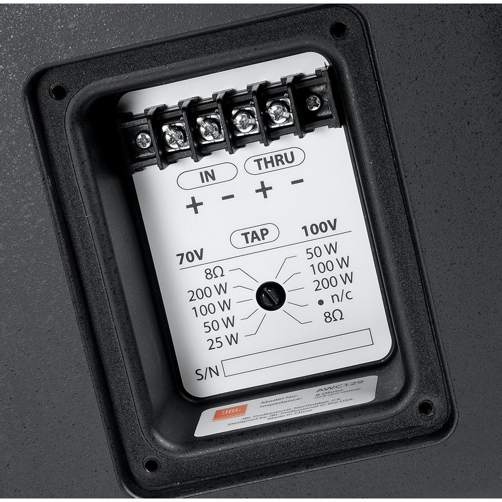 JBL 2-WAYS SPEAKER Coaxial 250W 8'' 8Ω 94dB IP 56BLACK