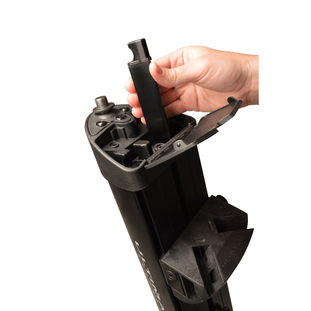 ULTIMATE TWO-TIER PORTABLE COLUMN KEYBOARD STAND (Black)