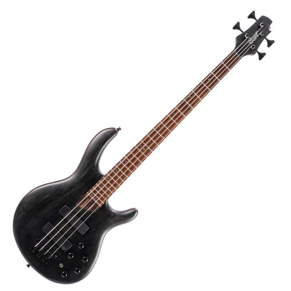 CORT ELECTRIC BASS  ARTISAN SERIES OPEN PORE TRANS BLACK