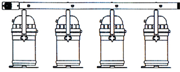 THOMAS 4 PAR LAMPBAR