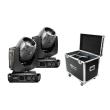 MARK 2xMOVING HEAD'S LED BEAM 0? - 4?, 7R, 230W 4?, 7R, 230W WITH FLIGHT CASE