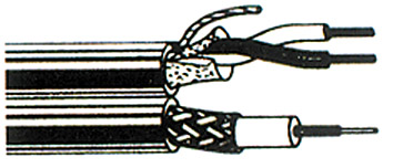 BELDEN CABLE 1PAIR AUDIO/1COAX VID.