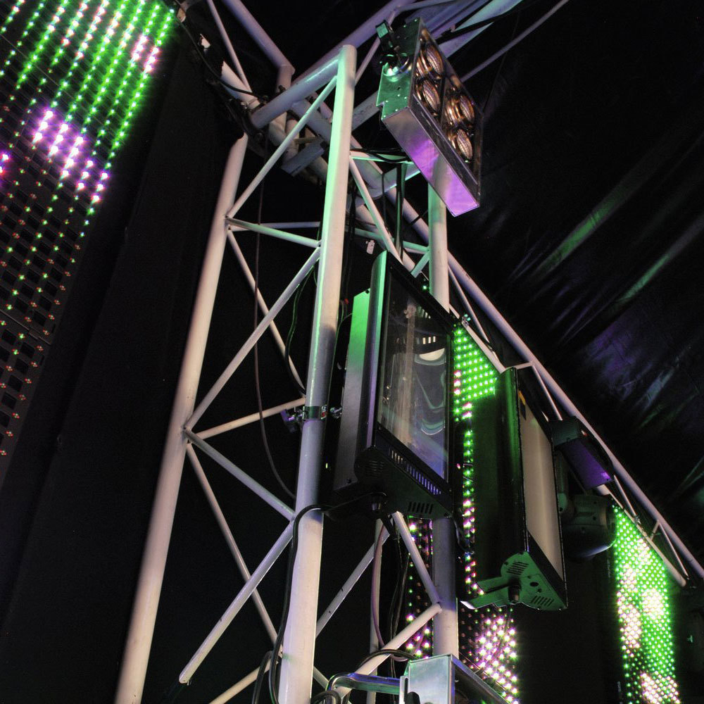 EUROLITE AUDIENCE BLINDER FOR 4 PAR 36 120V/650W LAMPS