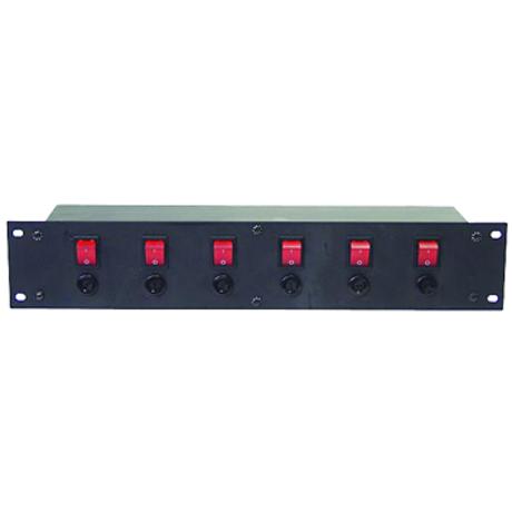 EUROLITE BOARD 6-S WITH 6X SAFETY-PLUGS