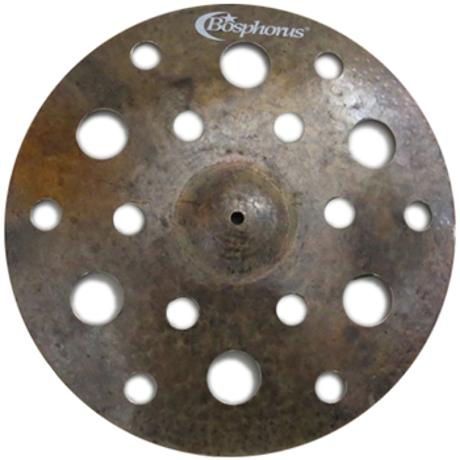 BOSPHORUS CYMBAL CRASH EFFECT 16'' 18 HOLE TURK SERIES