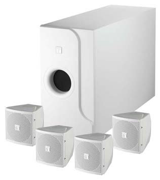 TOA 2-WAYS SPEAKER SYSTEM, 160W, 2x6.4'', 4Ω, 81dB