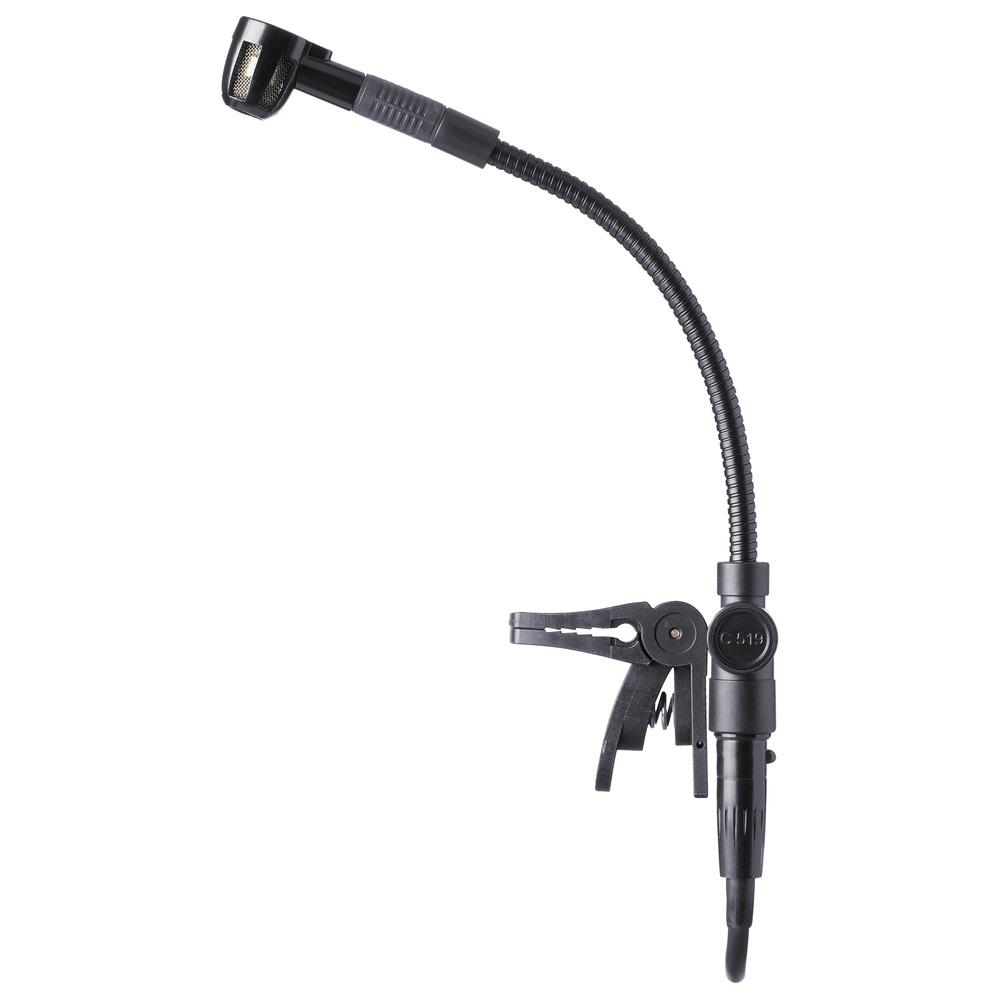 AKG CLIP-ON CONDENSER MICROPHONE W/SWITCHABLE BASS CUT