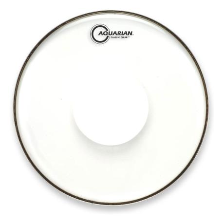 AQUARIAN CLASSIC CLR W/PWRDOT DRUMHEAD 12''