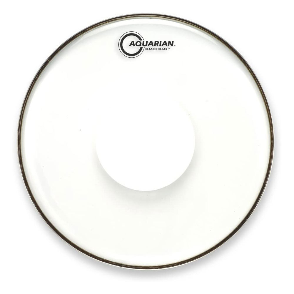 AQUARIAN CLASSIC CLR W/PWRDOT DRUMHEAD 16''
