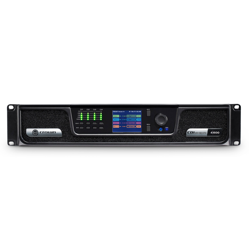 CROWN POWER AMPLIFIER 4x600