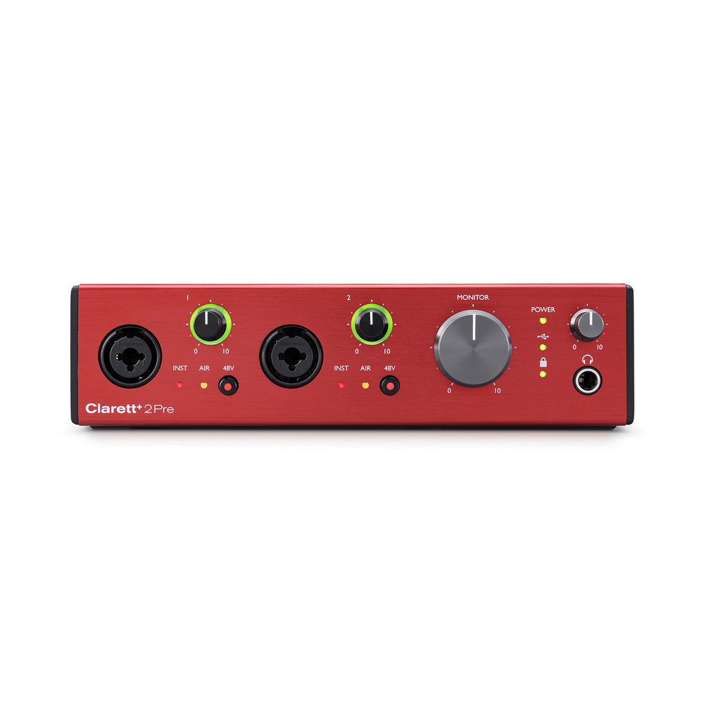 FOCUSRITE USB AUDIO MIDI INTERFACE 10-IN/4-OUT