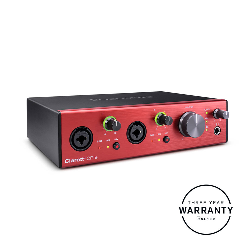 FOCUSRITE USB AUDIO MIDI INTERFACE 10-IN/4-OUT