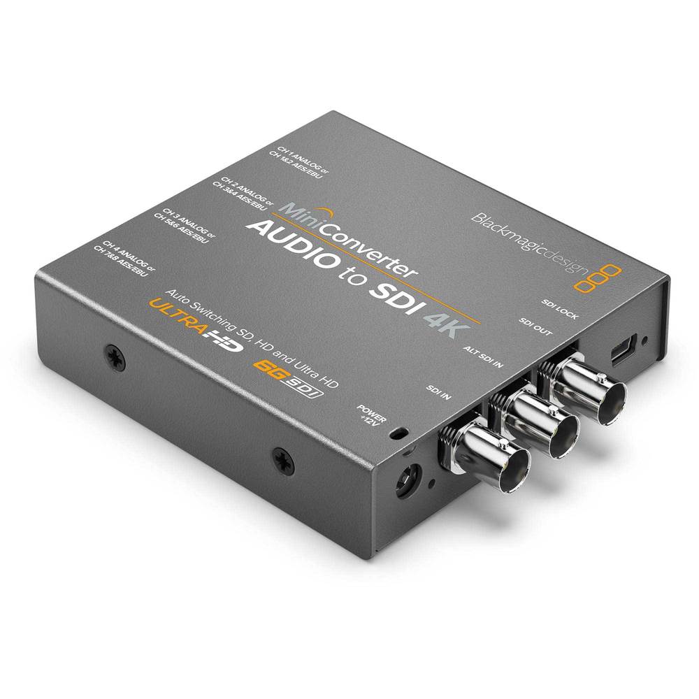 BLACKMAGIC DESIGN MINI CONVERTER - AUDIO TO SDI 4K