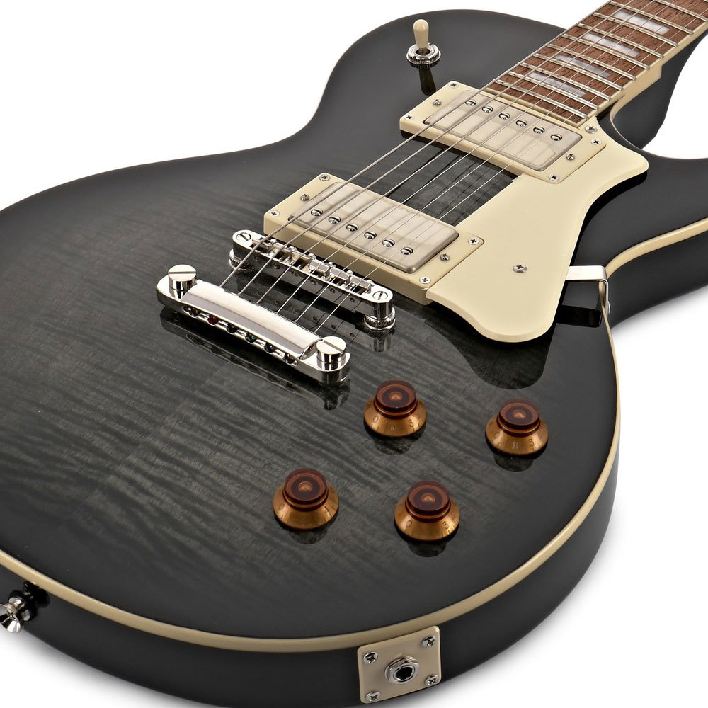 CORT ELETRIC GUITAR CR SERIES 250 TRANS BLACK