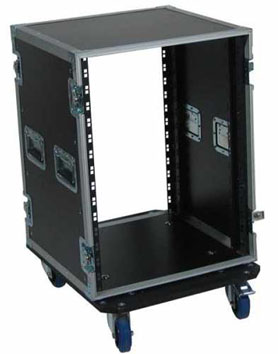 BESPECO RACK 15U - 2 ΚΑΠΑΚΙΑ - 50cm ΒΑΘΟΣ ΜΕ ΡΟΔΕΣ