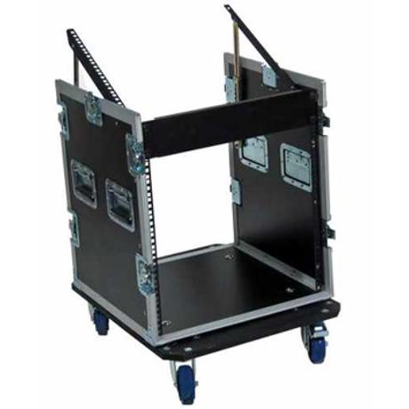 BESPECO RACK 10U + ΒΑΣΗ 8U ΓΙΑ MIXER ΜΕ ΡΟΔΕΣ