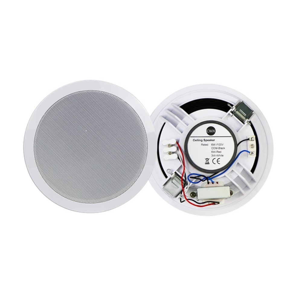 CMX AUDIO 6.5''CEILING SPEAKER, 6-3W, 100V, ABS