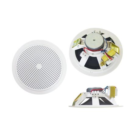 CMX AUDIO 6.5'' CEILING BATHROOM SPEAKER, 6-3W, ABS, IP55