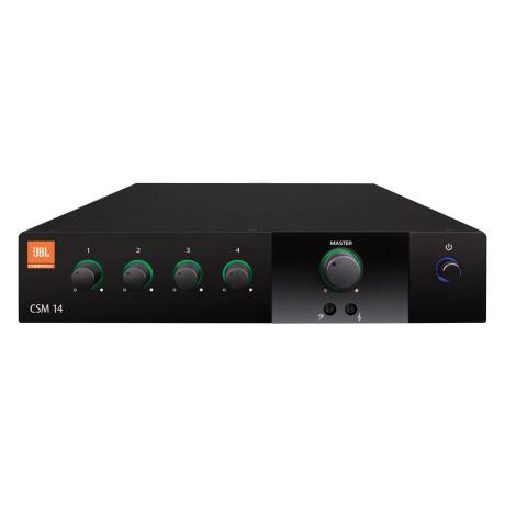 JBL 4 INPUT-1 OUTPUT MIXER FANLESS 1U HALF-RACK MOUNTING KIT INCLUDED