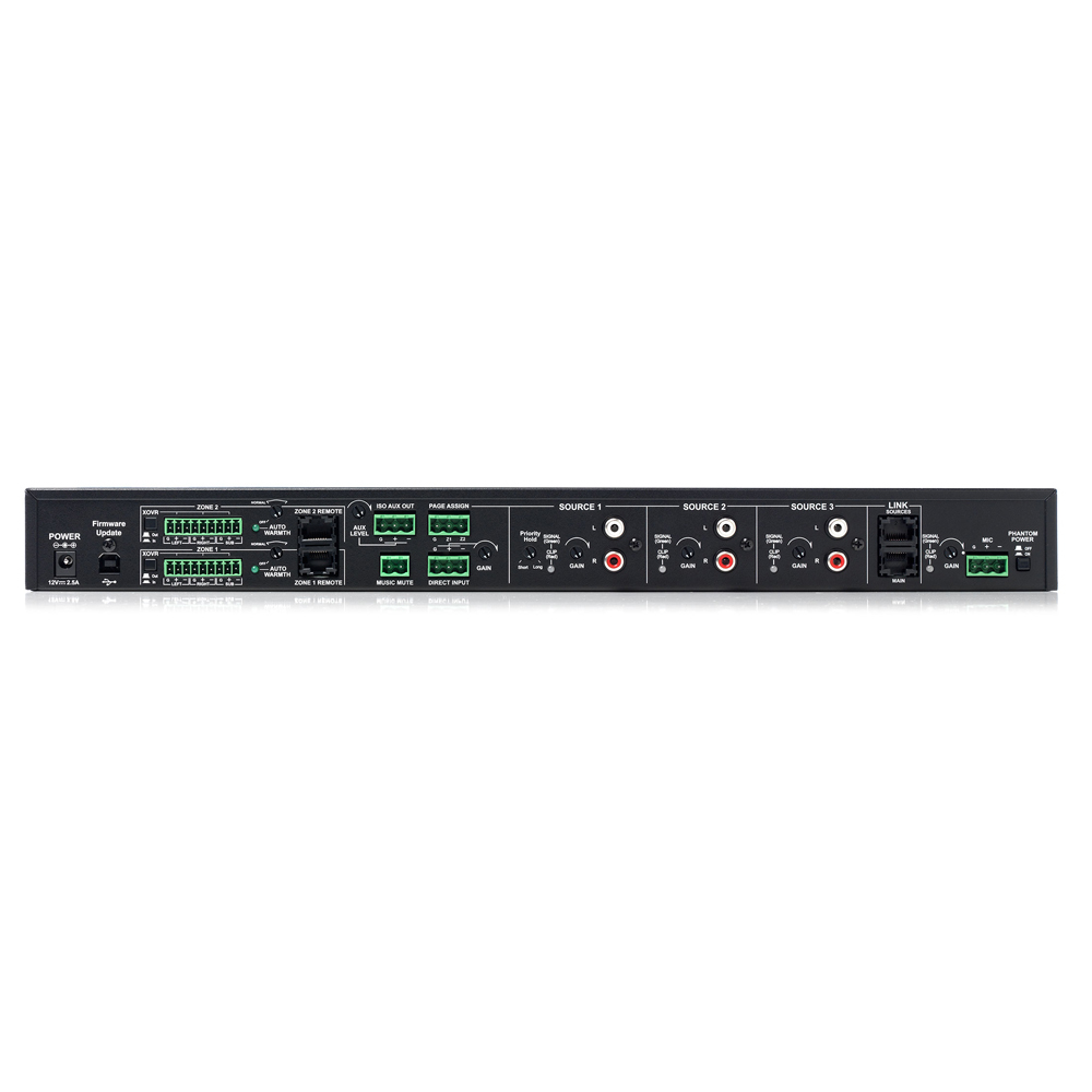 JBL 3x2 STEREO/MONO PUBLIC ADDRESS MIXER (EU VERSION)