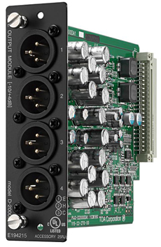 TOA LINE OUTPUT MODEL