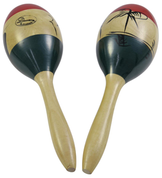 DIMAVERY MARACAS JAMAIKA WOOD 2X